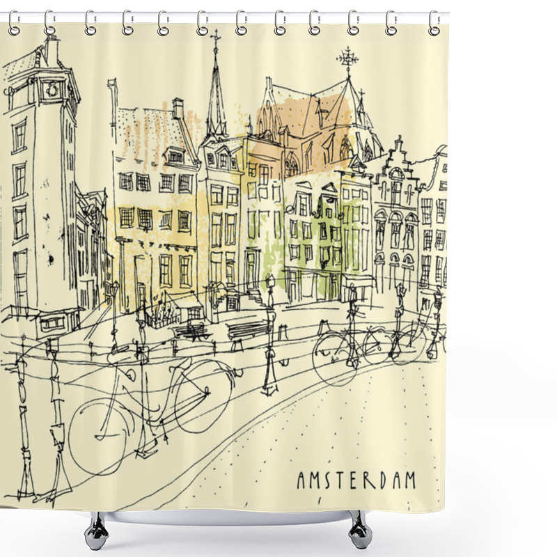 Personality  Amsterdam, Holland, Netherlands Shower Curtains