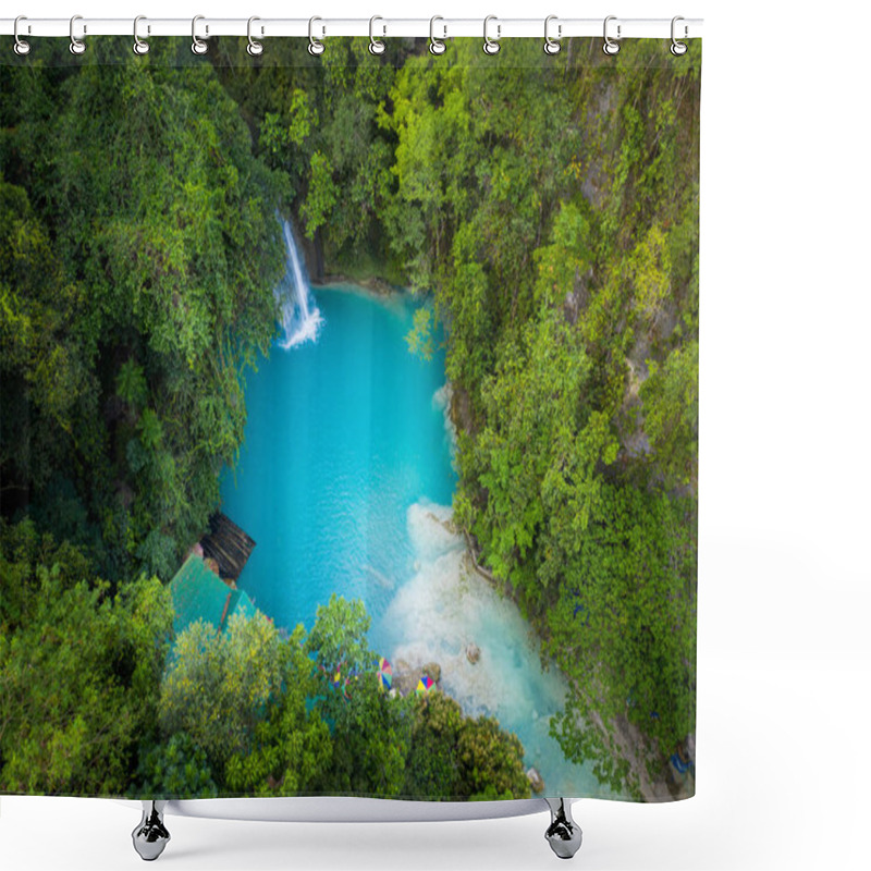 Personality  Kawasan Falls In Cebu, Philippines Shower Curtains