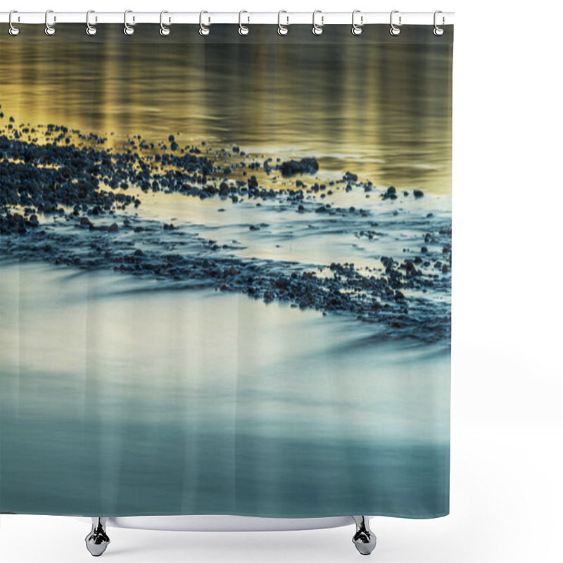 Personality  Beautiful Peaceful Nature Scenery With Ticino River, Italy Shower Curtains