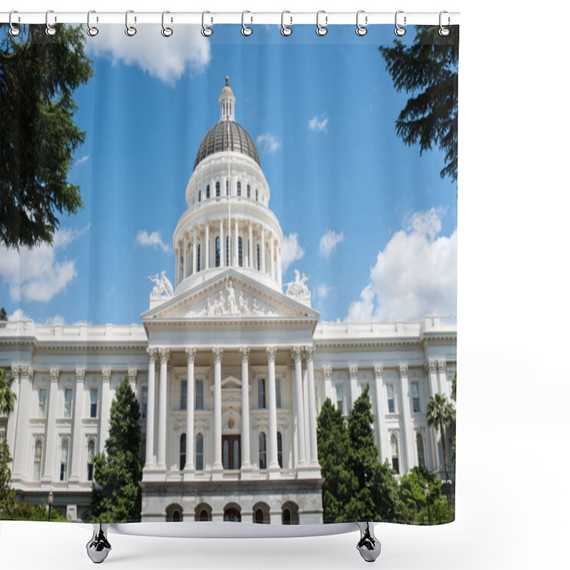 Personality  Sacramento Capitol Building In California Shower Curtains