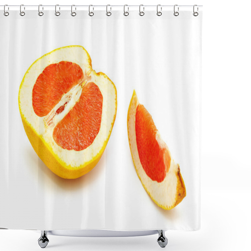 Personality  Halves Grapefruit Shower Curtains