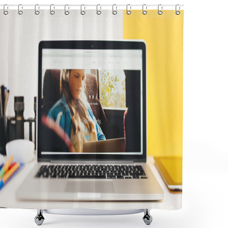 Personality  Apple Launches Apple Watch, MacBook Retina And Medical Research  Shower Curtains