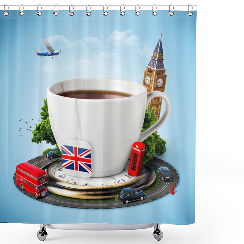 Personality  England Shower Curtains