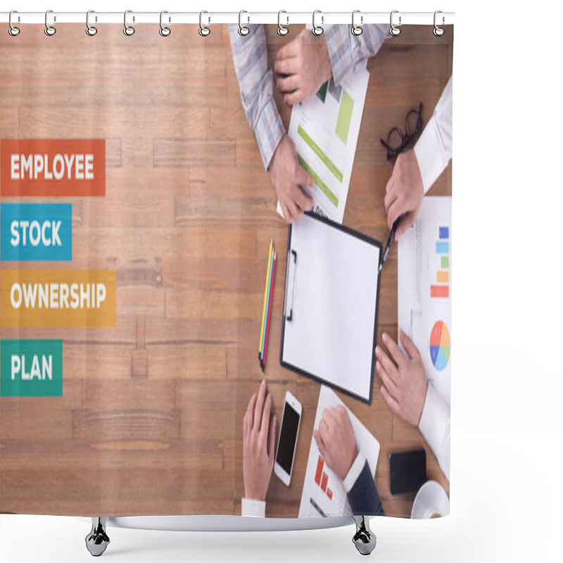 Personality  EMPLOYEE STOCK OWNERSHIP PLAN CONCEPT Shower Curtains