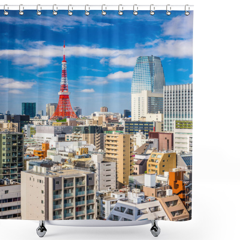 Personality  Tokyo, Japan Cityscape From Toranomon District Shower Curtains