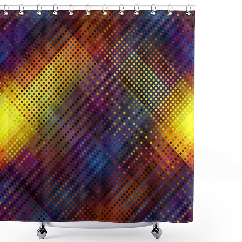 Personality  Geometric Abstract Pattern. Shower Curtains