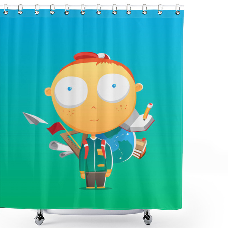 Personality  Welcome Back To School.  Shower Curtains