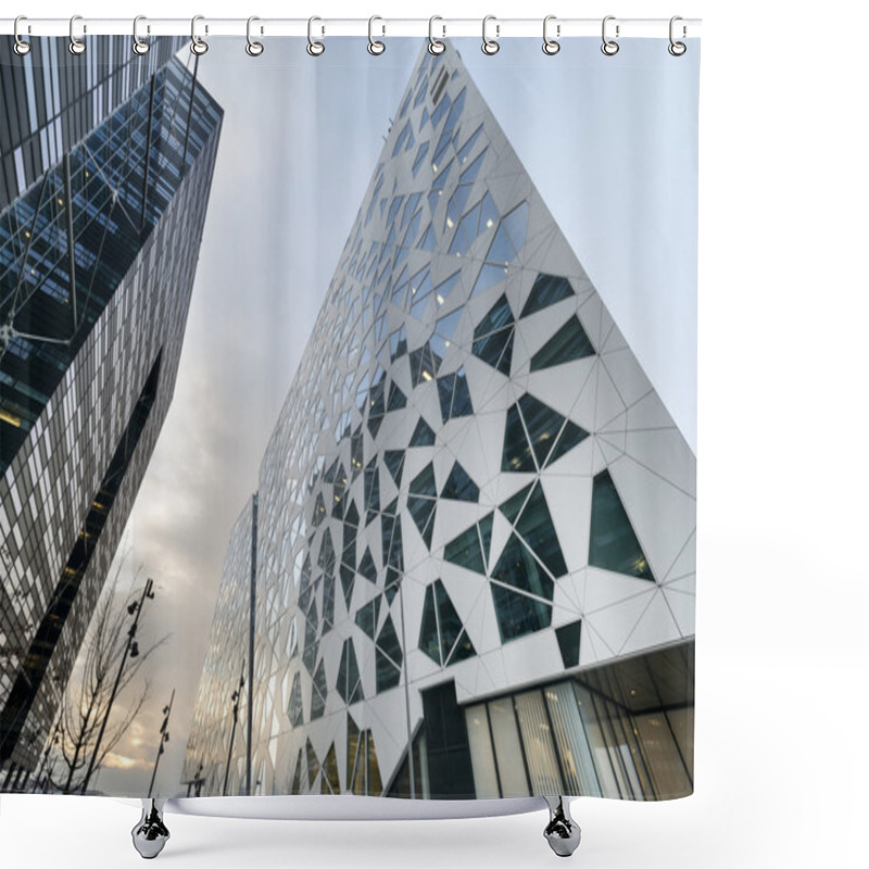 Personality  Modern Buildings Architecture Shower Curtains