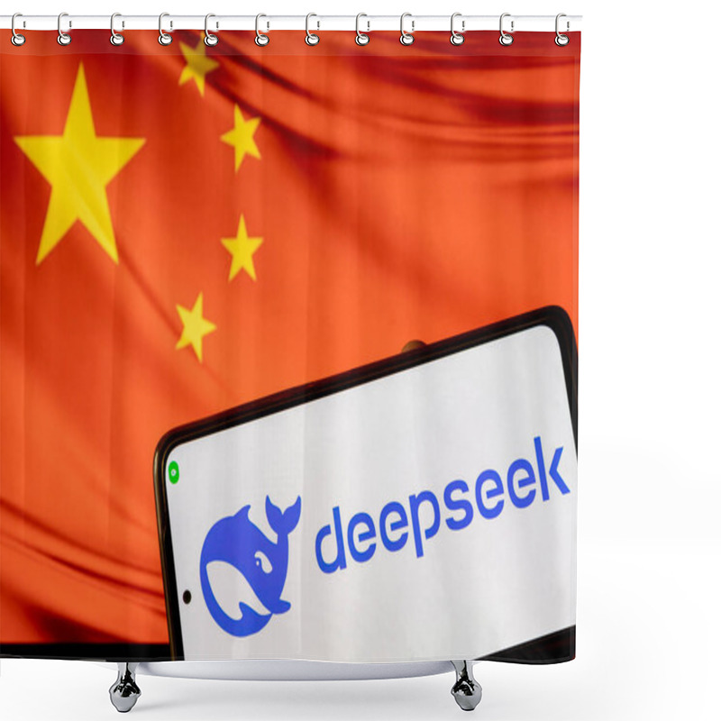 Personality  DeepSeek. Artificial Intelligence. CHATGPT. Artificial Intelligence Chat Created By The Company Of The Same Name. Application Design. Shower Curtains