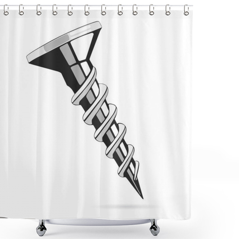 Personality  Screw Shower Curtains