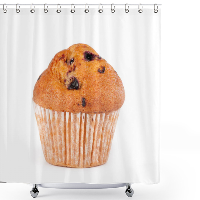 Personality  Fresh Muffin Close Up Shower Curtains