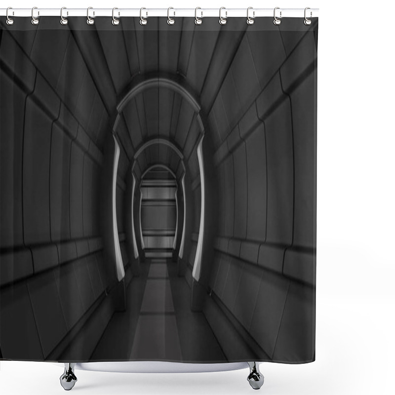 Personality  Space Environment, Ready For Comp Of Your Characters.3D Rendering Shower Curtains