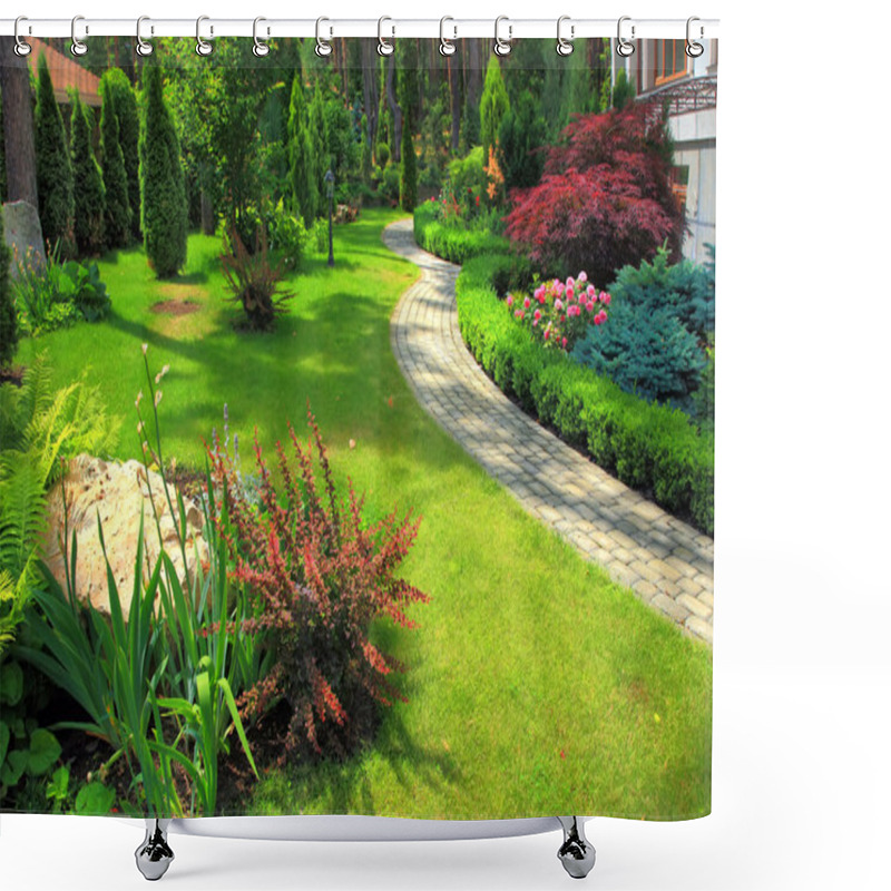 Personality  Landscape Design Shower Curtains