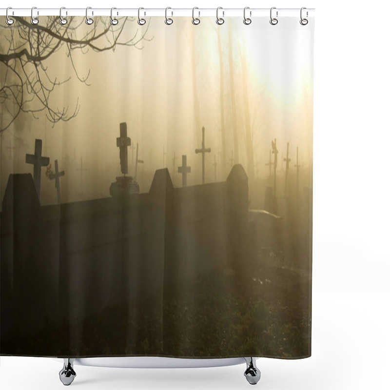 Personality  Horror Shower Curtains