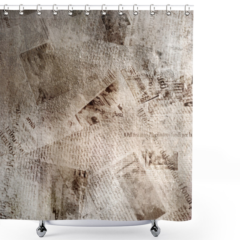 Personality  Grunge Abstract Background Shower Curtains