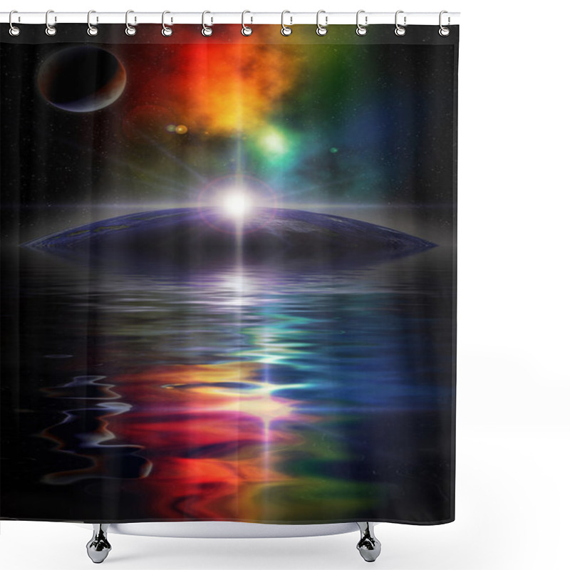 Personality  Deep Space Shower Curtains