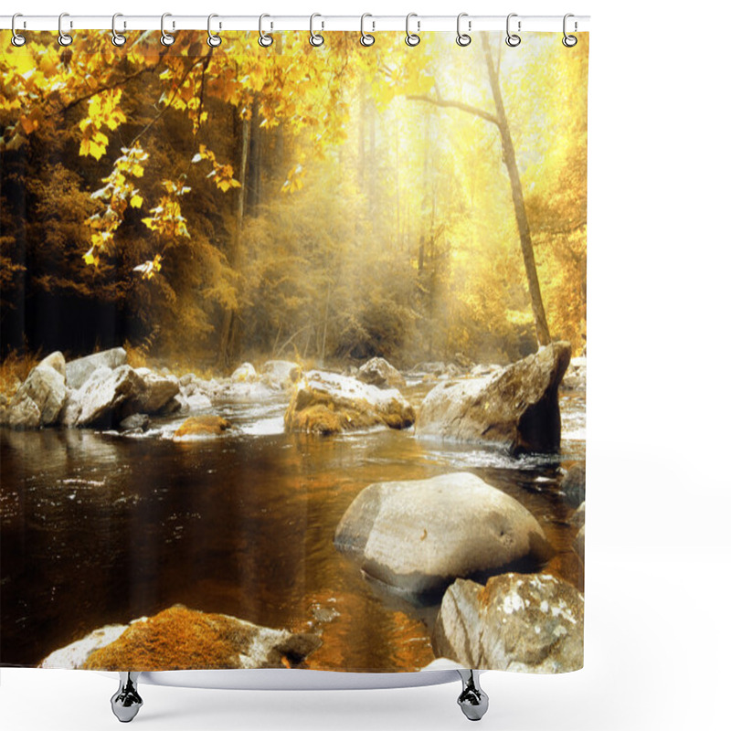 Personality  Autumn Creek Shower Curtains