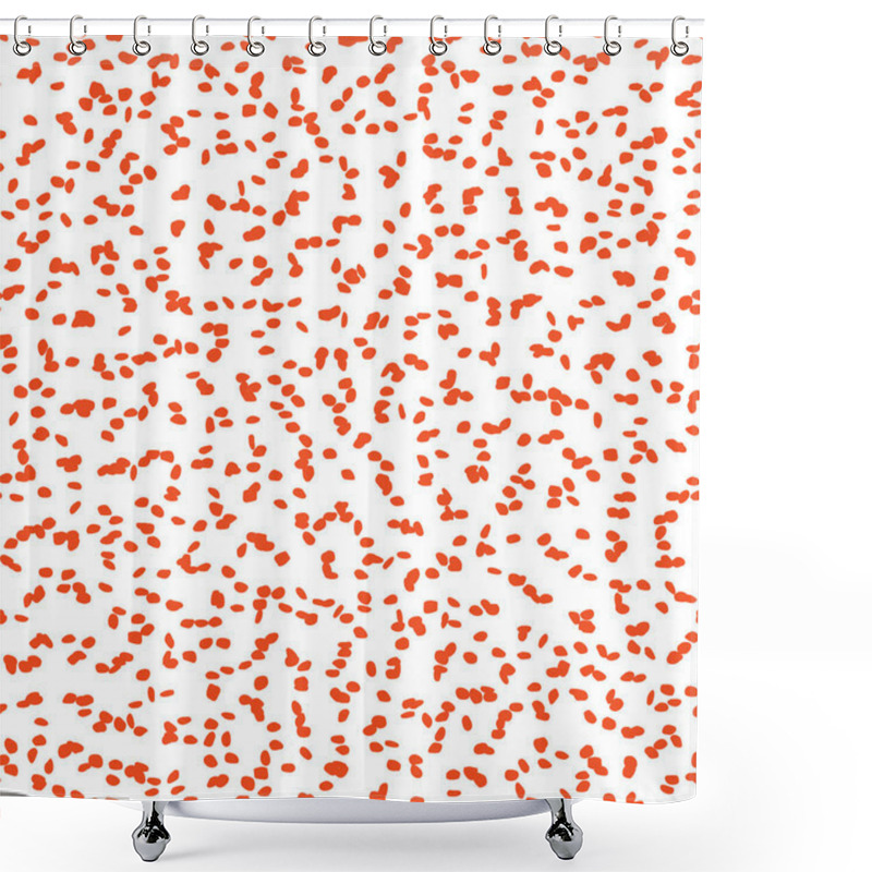 Personality  Abstract Vector Pattern With Circles, Spots, Lines. Shower Curtains