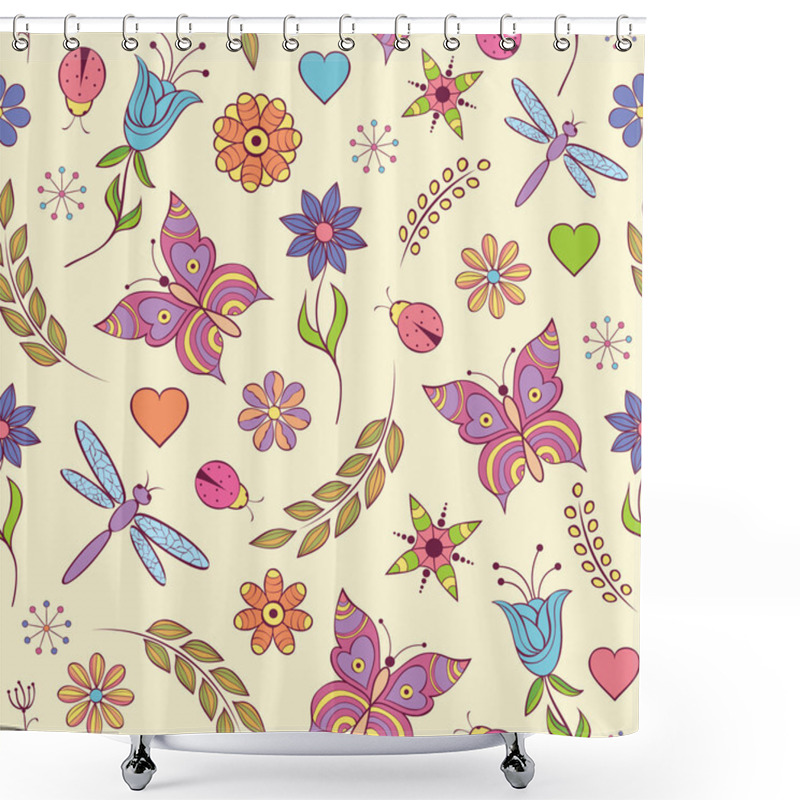 Personality  Seamless Pattern Shower Curtains