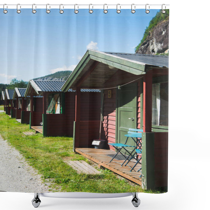 Personality  Houses Shower Curtains