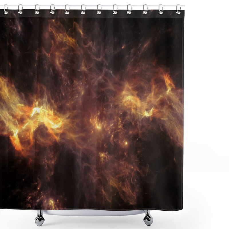 Personality  Virtual Cosmos Shower Curtains