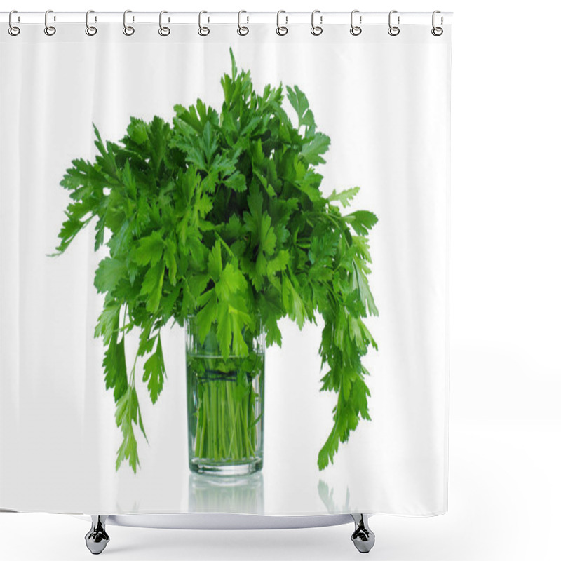 Personality  Fresh Parsley Shower Curtains