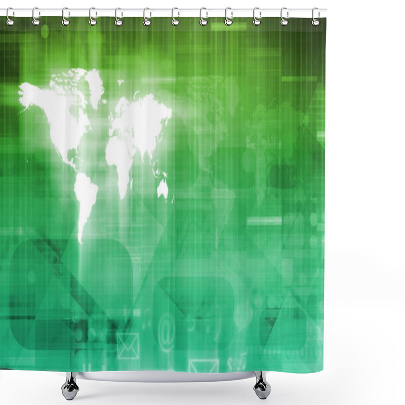 Personality  Web Application System Shower Curtains