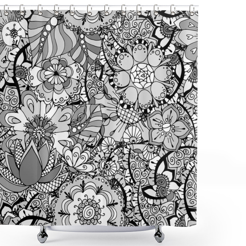 Personality  Ornament Pattern Shower Curtains