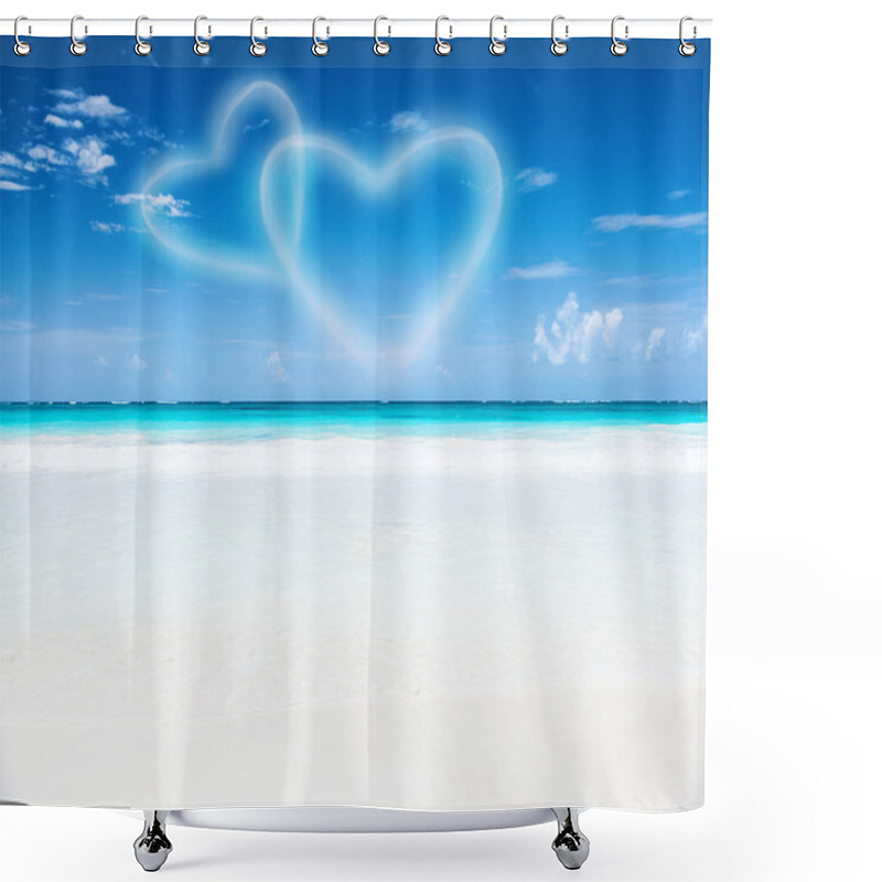 Personality  Romantic Beach Resort Shower Curtains