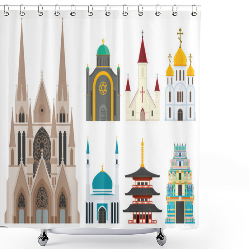 Personality  Cathedrals And Churches Shower Curtains