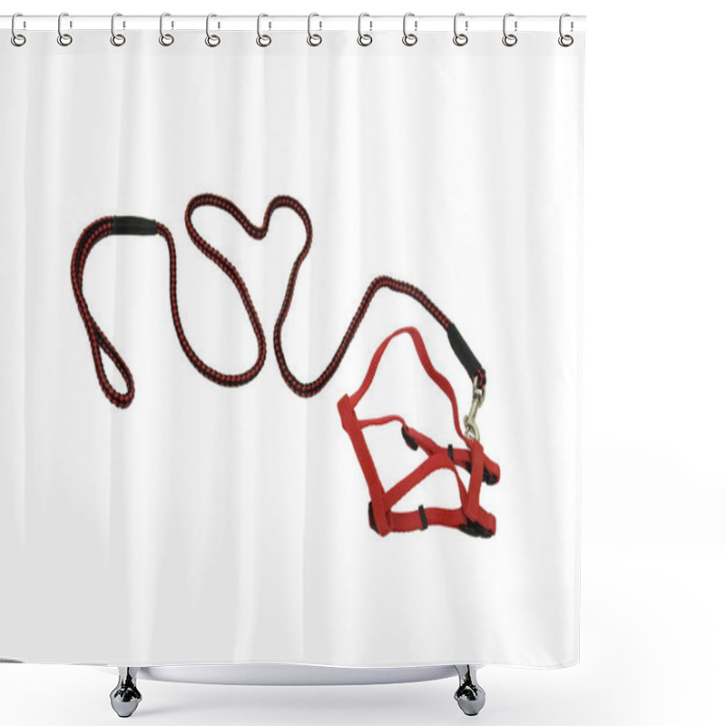 Personality  Loving Care Of Animals Requires Leashes Shower Curtains