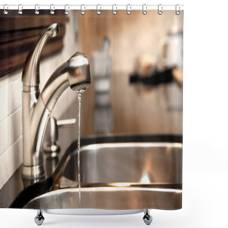 Personality  Kitchen Faucet Shower Curtains