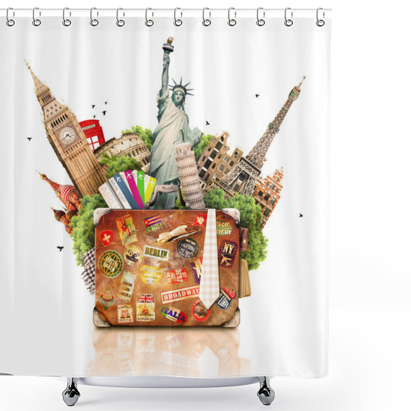 Personality  Travel Shower Curtains