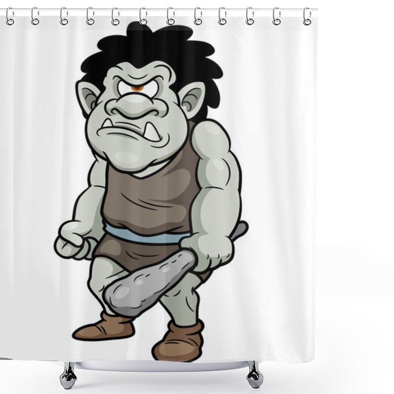 Personality  Giant Cartoon Shower Curtains