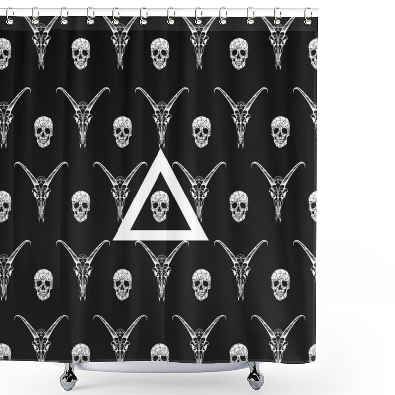 Personality  Abstract  Gothic Shower Curtains