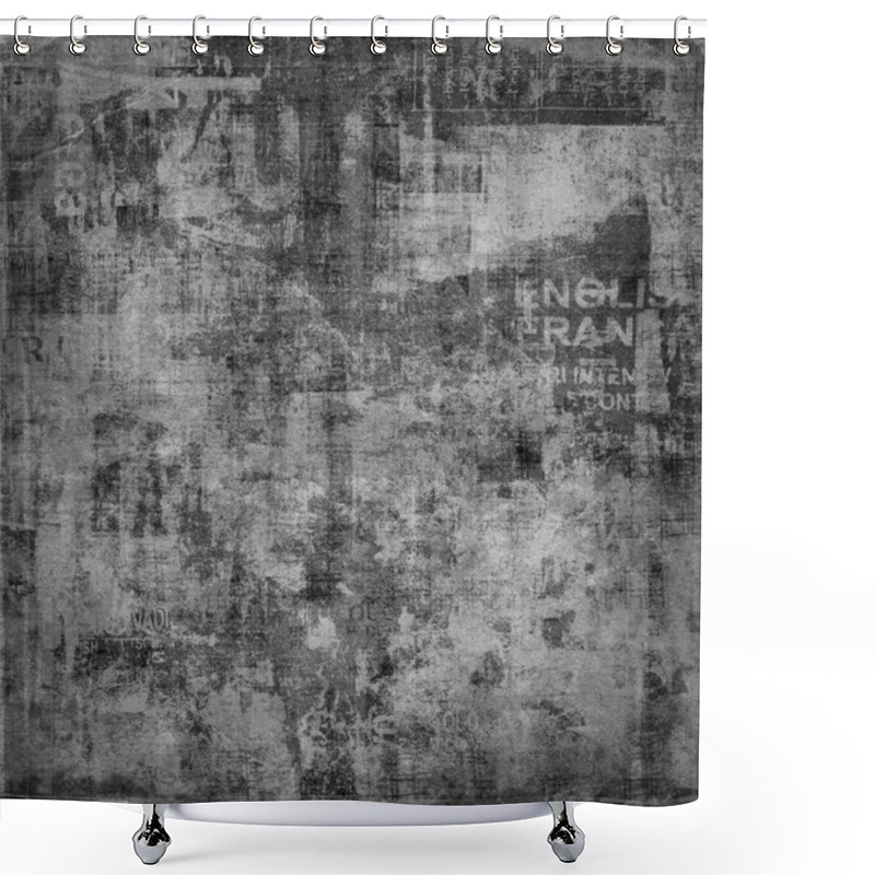 Personality  Grunge Abstract Background Shower Curtains