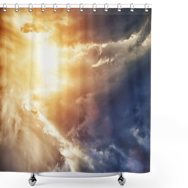 Personality  Beautiful Sky. Shower Curtains