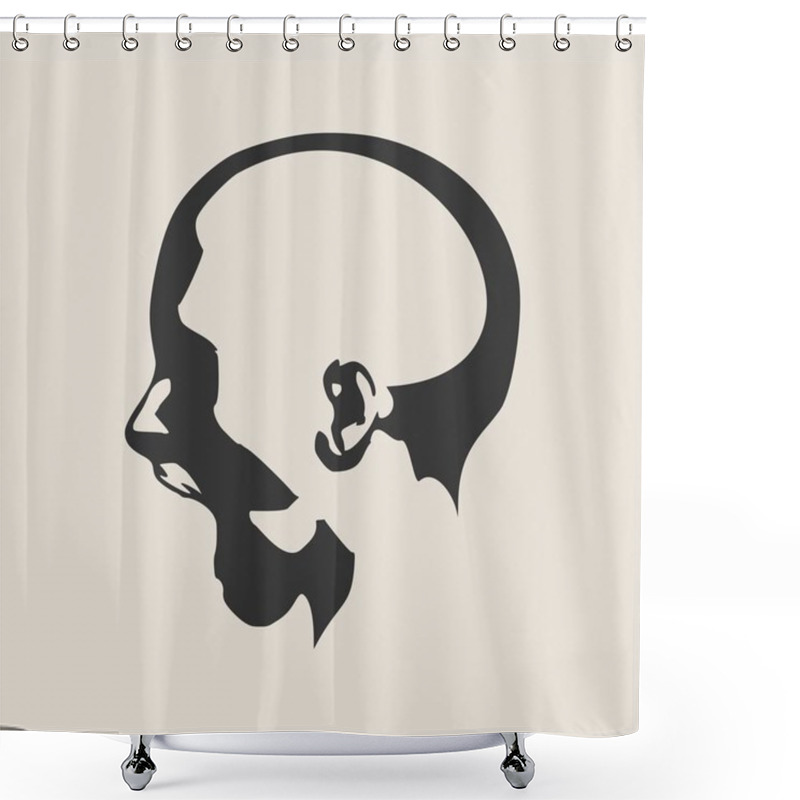 Personality  Isolated Woman Avatar Expressions Face Emotions Vector Illustration. Shower Curtains