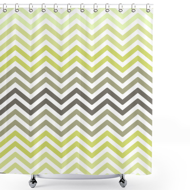 Personality  Abstract Seamless Chevron Pattern Shower Curtains