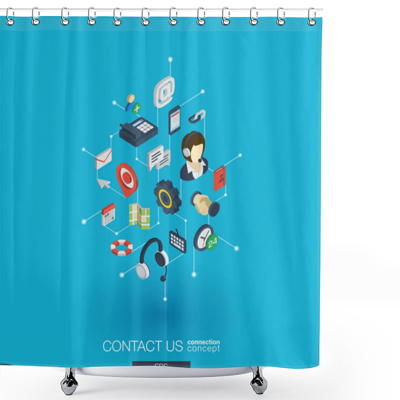 Personality  Support Web Icons. Shower Curtains