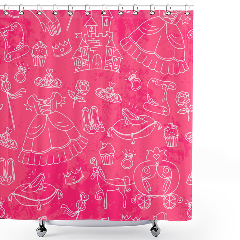 Personality  Princess Pattern Shower Curtains