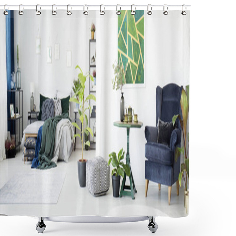 Personality  Green Open Space Interior Shower Curtains