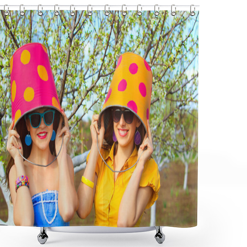 Personality  Crazy Girl Gardeners Shower Curtains