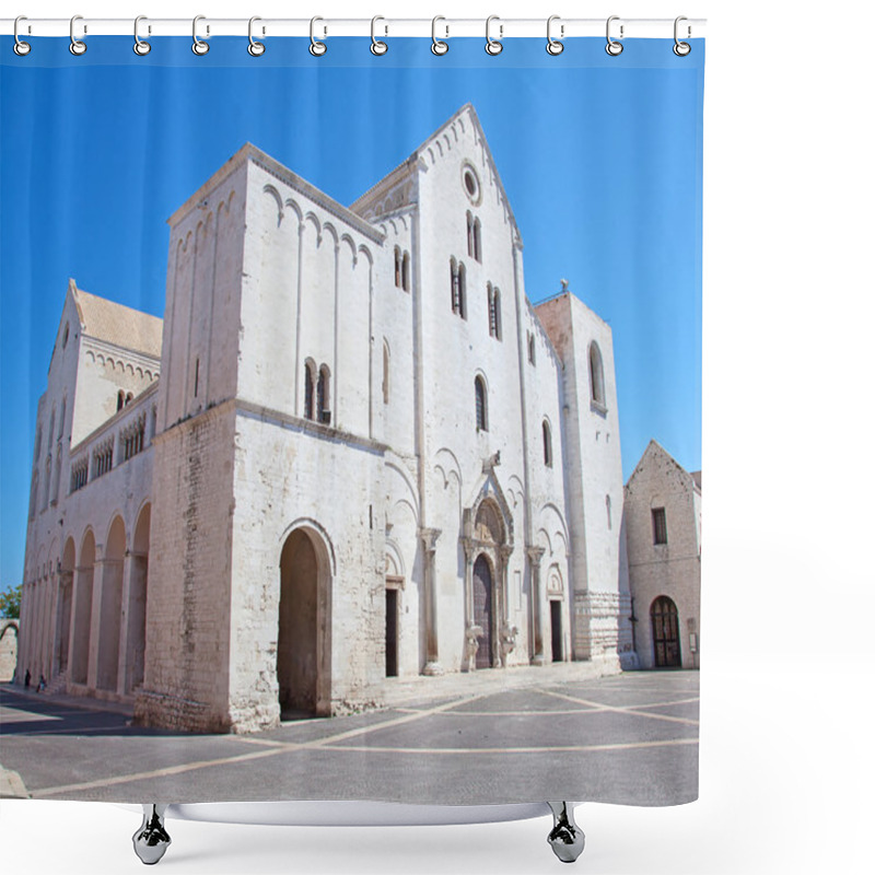 Personality  Saint Nicholas Church In Bari Shower Curtains