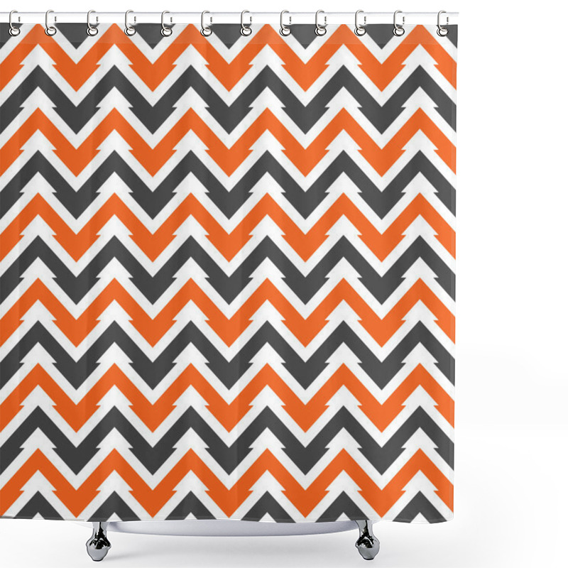 Personality  Seamless Zig-Zag Pattern Shower Curtains