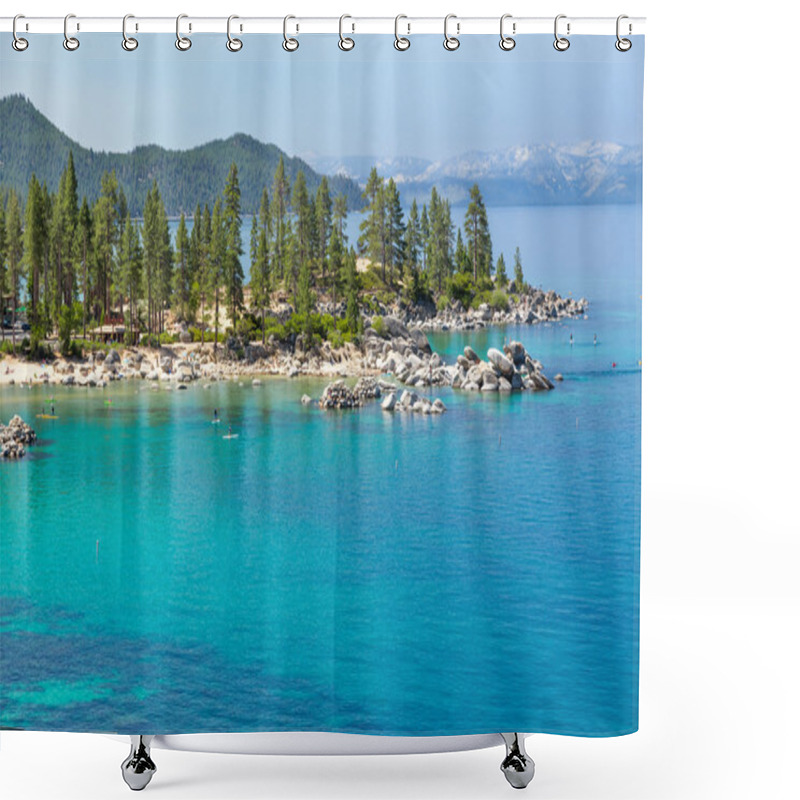 Personality  Lake Tahoe East Shore Shower Curtains