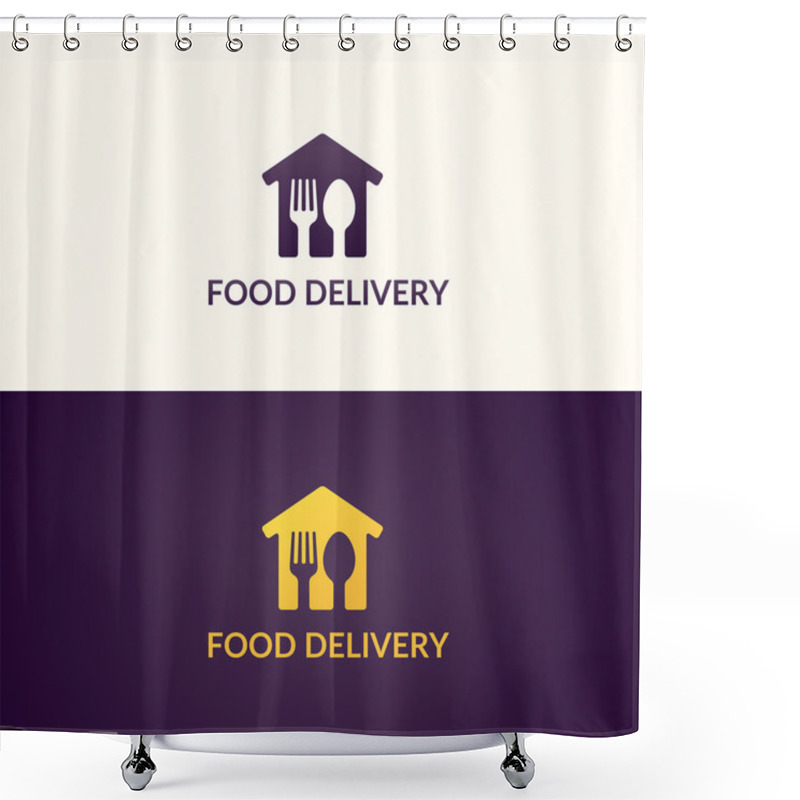 Personality  Delivery Of Food Home. Shower Curtains