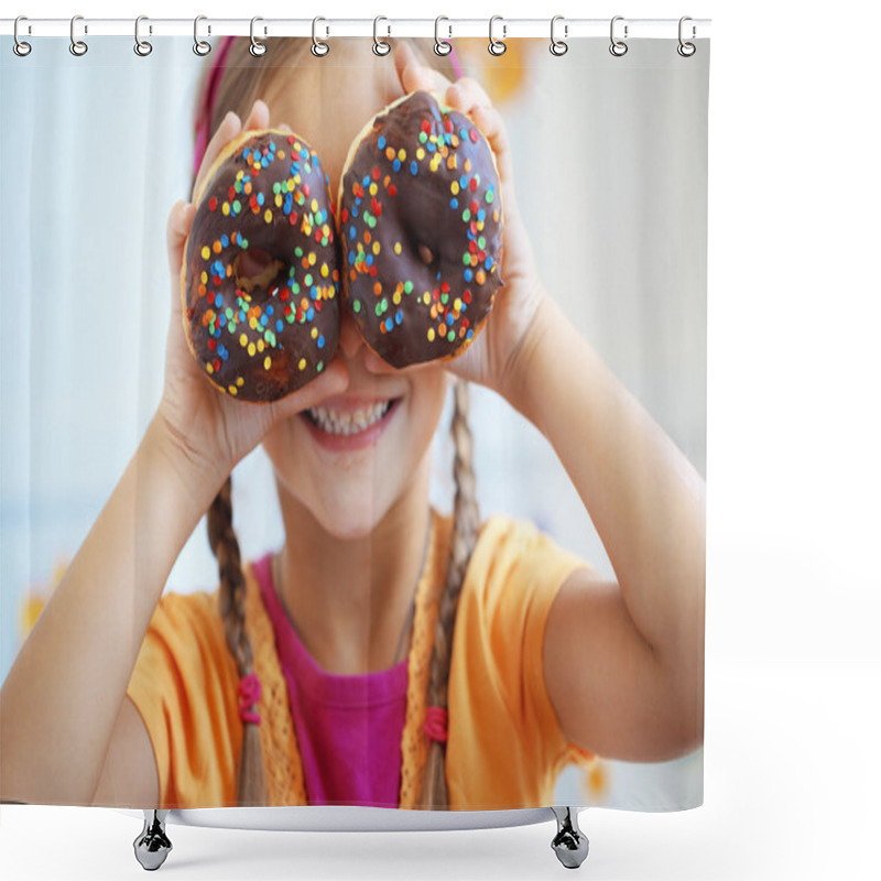 Personality  Donuts Shower Curtains