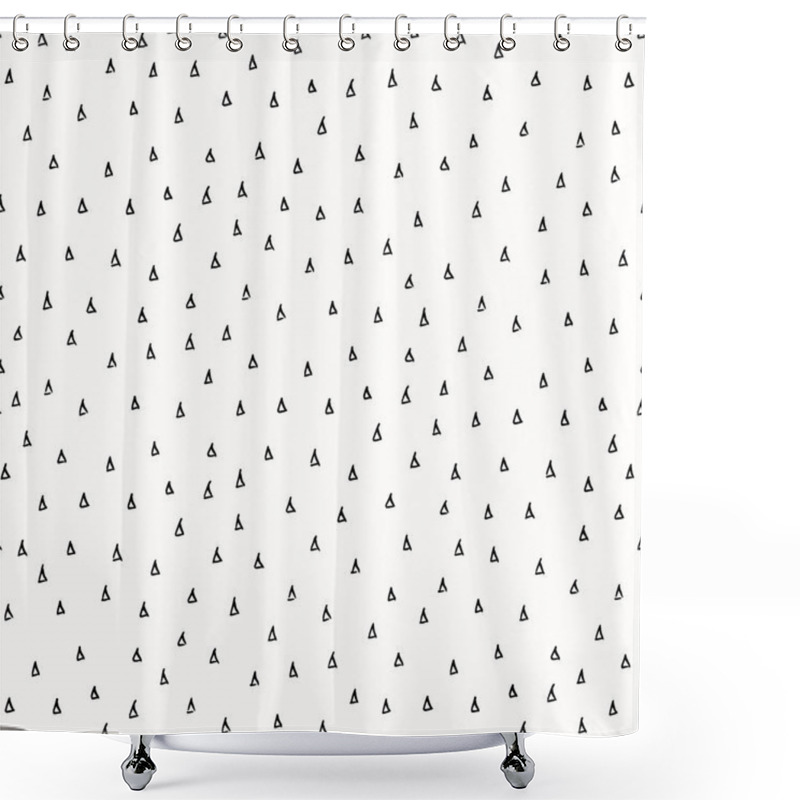 Personality  Abstract Scribble Pattern Shower Curtains