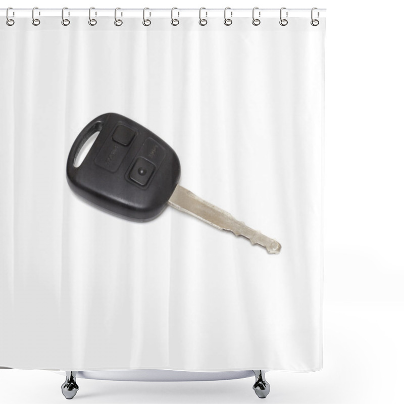 Personality  Electronic Car Key Shower Curtains